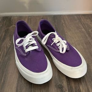 Classic Purple Canvas Sneakers